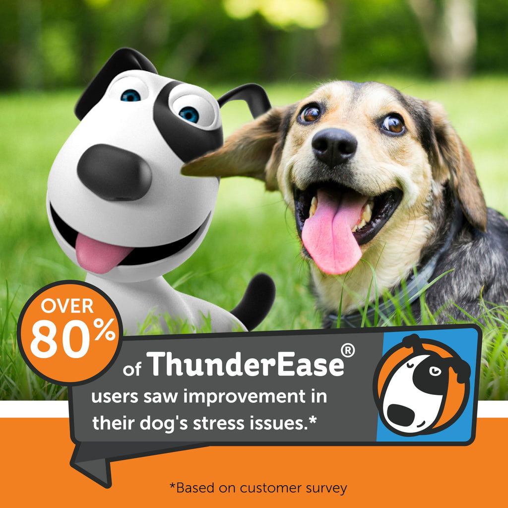 ThunderEase Dog Calming Pheromone Diffuser Kit | Powered by ADAPTIL | Vet Recommended to Relieve Separation Anxiety, Stress Barking & Chewing, and Fear of Fireworks & Thunderstorms (30 Day Supply)