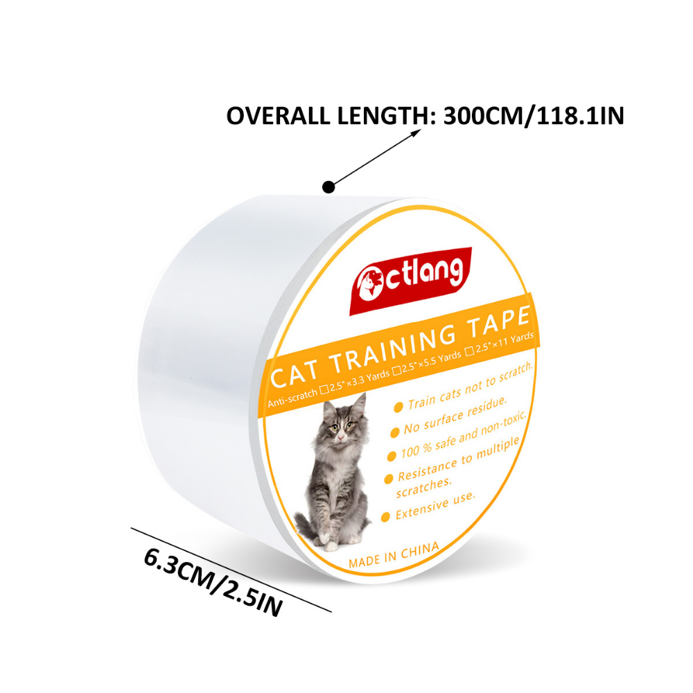 Clear Cat Scratch Deterrent Tape