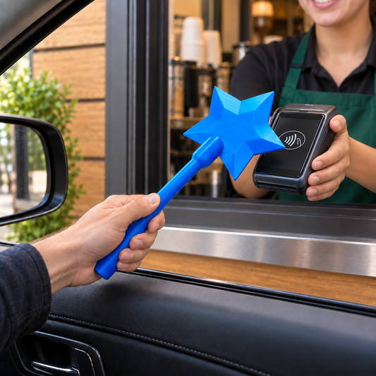 3D Printed Tap-To-Pay Magic Wand